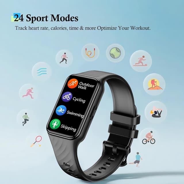 Detalle 2 de IOWODO fitness smartwatch 1.47-inch