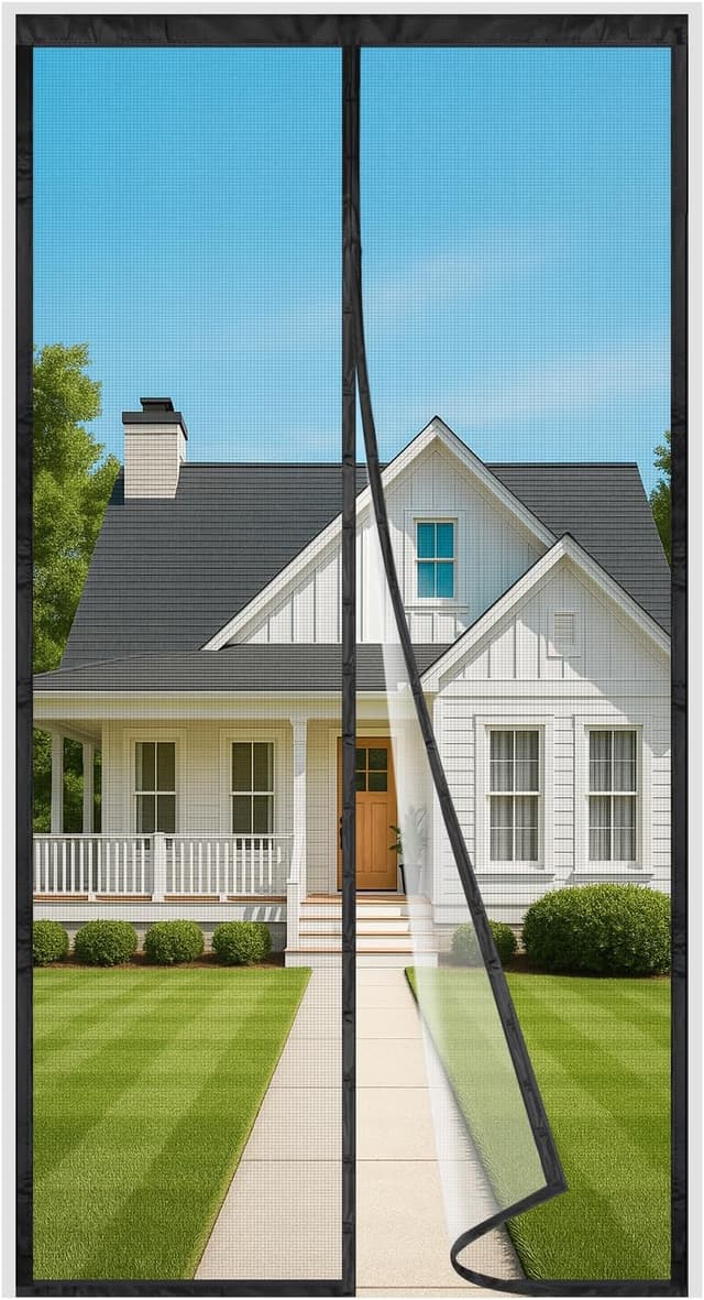 Detalle de Fliegengitter Balkontür Magnet 100x210 cm