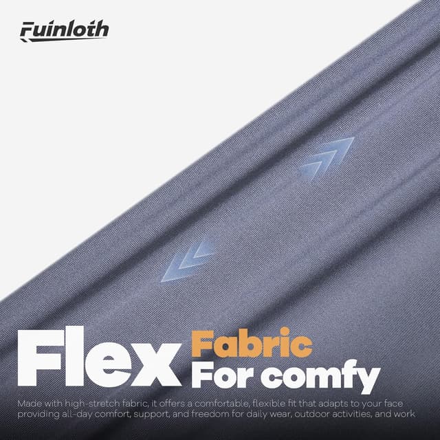 Detalle 2 de Fuinloth Neck Gaiter 6-Pack Cooling UV Protection Bandana Face Mask Gator Scarf