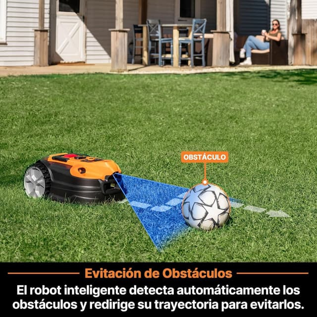 Detalle de Lawnmaster OcuMow 18 cortacésped robótico 500 m²
