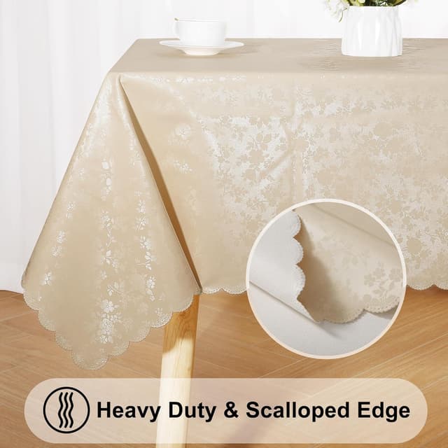 Thumbnail 3 de Smiry Rectangle Table Cloth 54" waterproof tablecloth