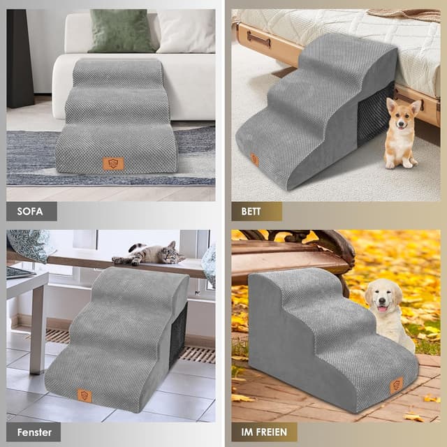 Thumbnail 6 de Thihome Hundetreppe 3 Stufen mit 25 kg