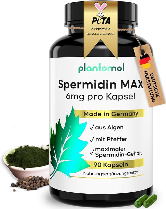 Detalle de Spermidin MAX Spermidin 6mg Kapseln 90 St.