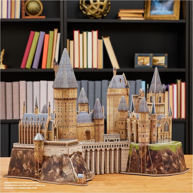 Detalle 2 de 4D Build Puzzle 3D Harry Potter Hogwarts 🏰 Juego de Construcción