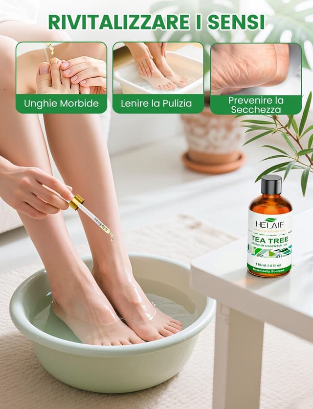 Detalle 1 de HEL AIF Tea Tree Olio 118 ml per la pelle