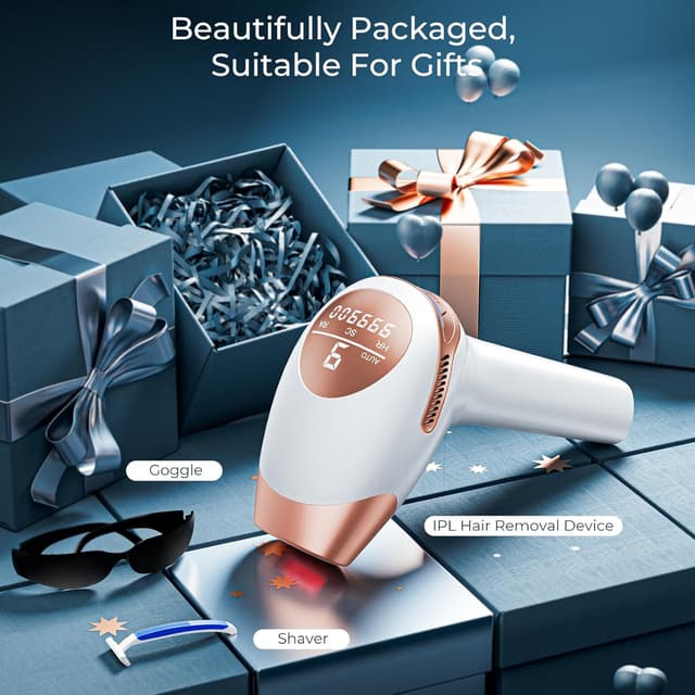 Thumbnail 5 de 999,900-Flashes IPL Laser Hair Removal Device 9 Levels 🪒