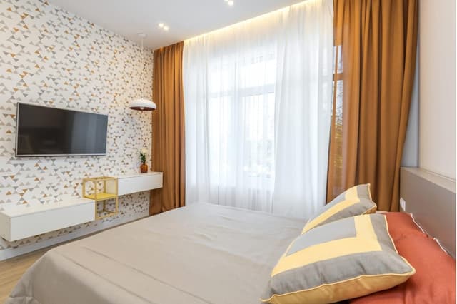 Detalle 2 de IDOL Gardinen Vorhang halbtransparent mit Kräuselband und Store Voile Bleibandabschluss Weiß (200x400 cm)