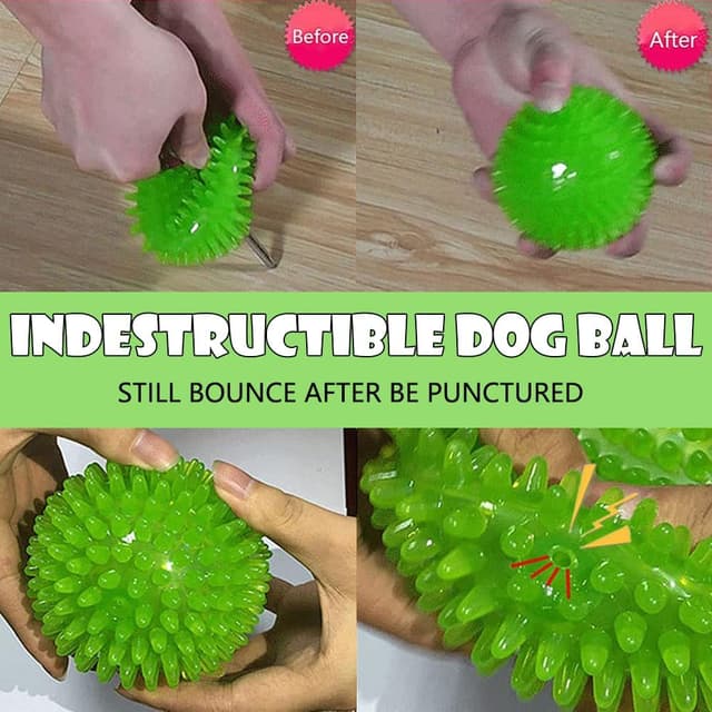 Thumbnail 6 de Speedy Panther squeaky dog ball toys 3 pack