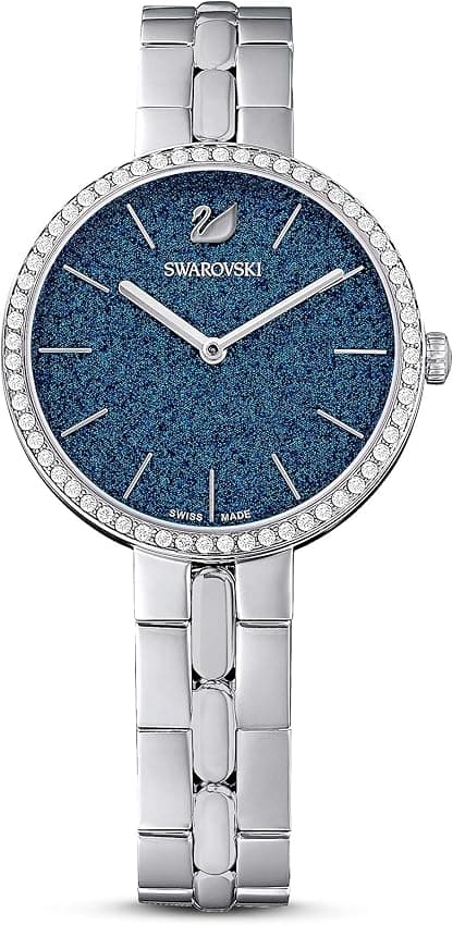 Imagen de Swarovski Reloj Cosmopolitan, Brazalete Azul de Acero ⌚💙 en OfertitasTOP