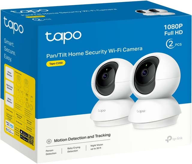 Detalle 2 de Tapo C200P2 Cámara IP WiFi 360° 1080p