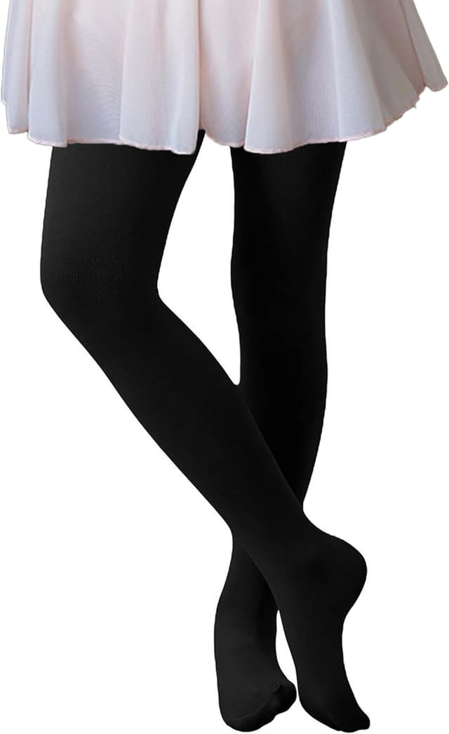 Detalle 2 de CozyWow collant da balletto per ragazza ultra morbidi (60 DEN) in microfibra