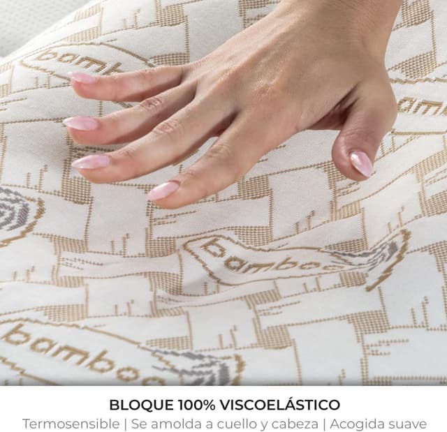 Detalle 2 de Don Descanso Pack 2 Almohadas Viaje Viscoelásticas 42x24