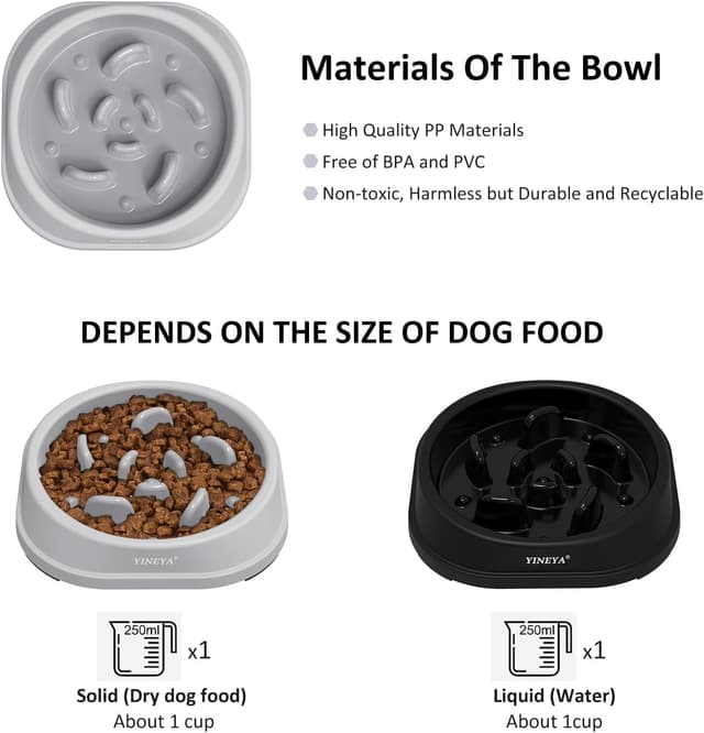 Thumbnail 5 de YINEYA Ciotola anti ingozamento 2 pezzi