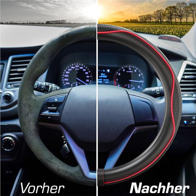 Thumbnail 5 de Upgrade4cars Couvre Volant 37-38 cm