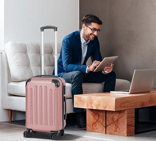 Detalle 2 de T-LOVENDO.ES Maleta de Cabina ABS 360