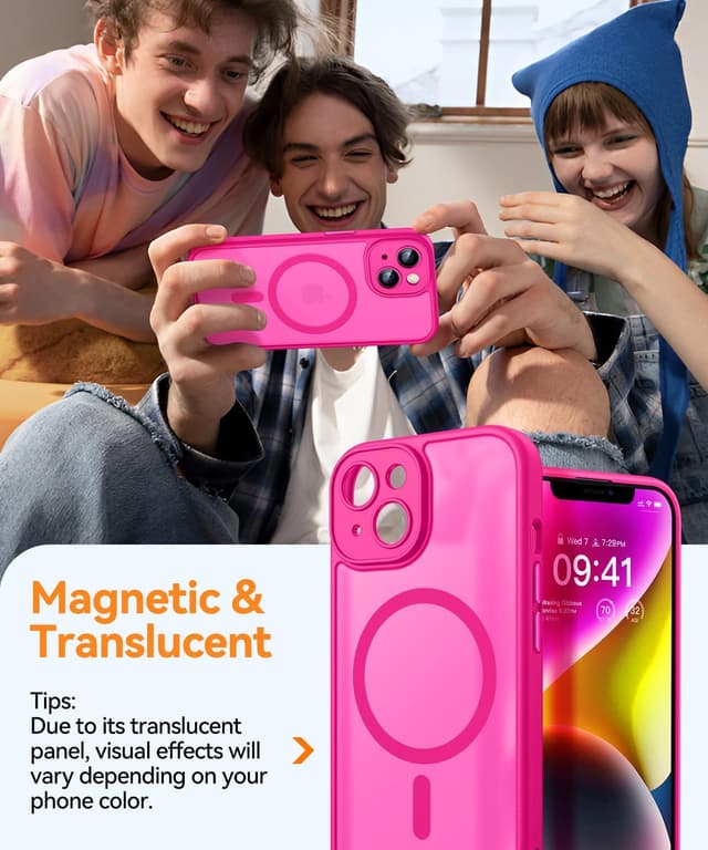 Thumbnail 2 de CANSHN Magnetic iPhone 14 Case 6.1-inch