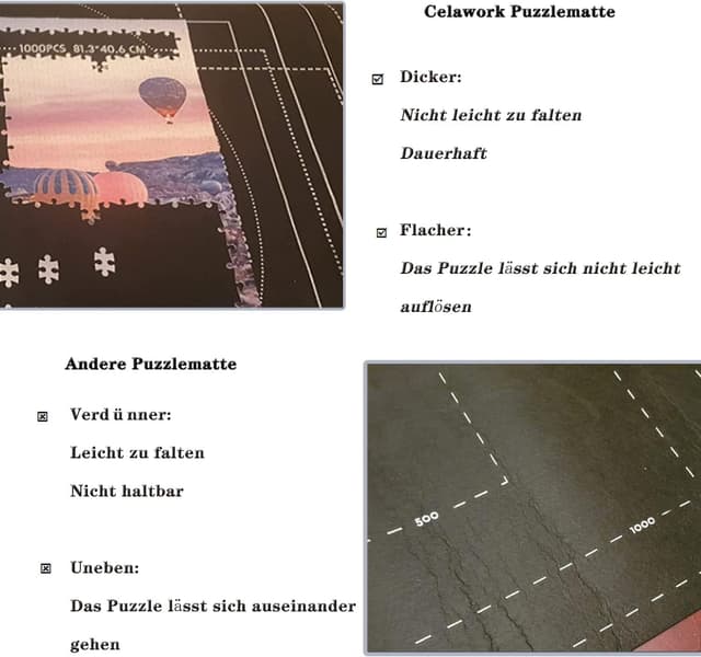 Thumbnail 2 de Celawork Puzzlematte Rollmatte 56 x 94 cm