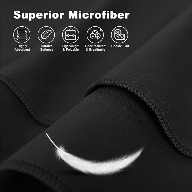 Thumbnail 3 de HiiPeak Microfibre Towel 2 pack 160x80cm