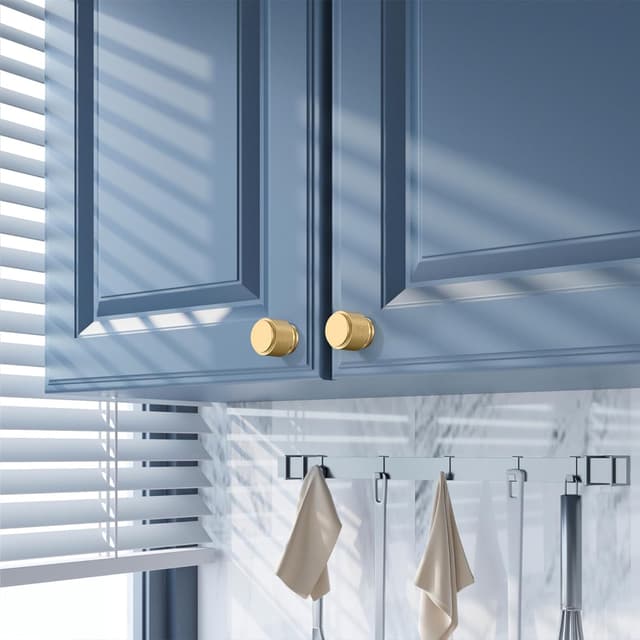 Detalle 1 de Amerdeco Möbelknöpfe Champagner Bronze 10er Set