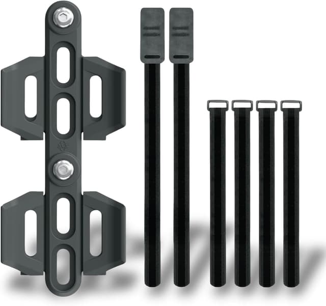 Detalle de SKS Germany CAGE SHIFTER+ adattatore per portaborraccia con spostamento dei fori (34 g) nero