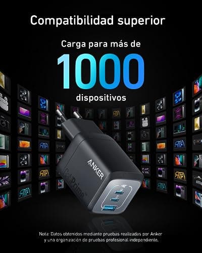 Thumbnail 5 de Anker Prime GAN 67W: Cargador Rápido Compacto y Plegable ⚡