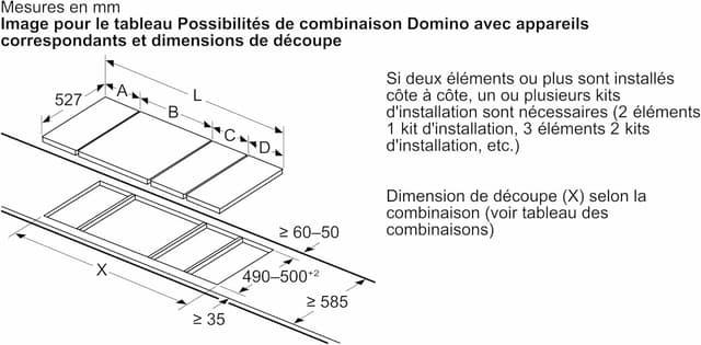Detalle 2 de Bosch PKF375FP2E, plaque vitrocéramique 3500 W