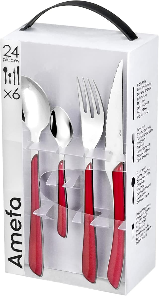 Thumbnail 3 de Amefa Éclat Set 24 Cubiertos Bicolor de Acero Inox 🍴