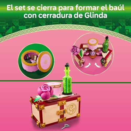 Detalle de LEGO 75683 Dormitorio de Glinda y Elphaba 🏰