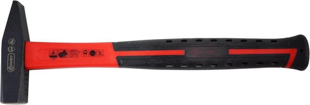 Detalle de Martello con manico in fibra di vetro gommata da 300 gr (certificato TUV/GS, a norma DIN 1041)