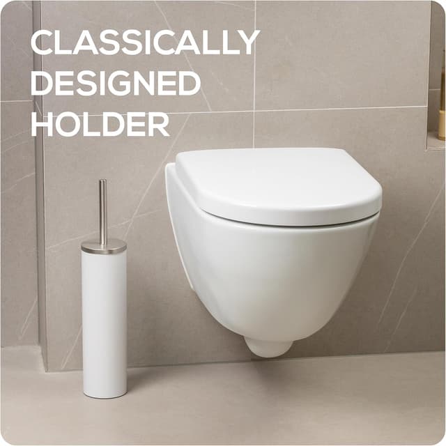 Thumbnail 4 de EPISTAR Silicone Toilet Brush Set Stainless Steel