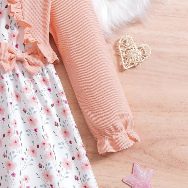 Thumbnail 5 de HPSOM Toddler Dress Set floral ruffles