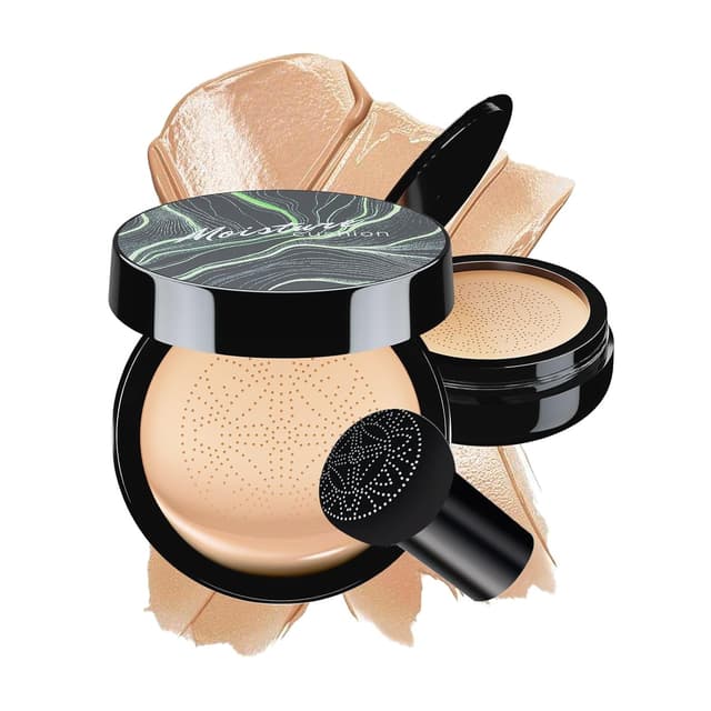 Detalle de OETUIOW Mushroom Head Air Cushion CC Cream (BB/CC Makeup Foundation) for Mature Skin