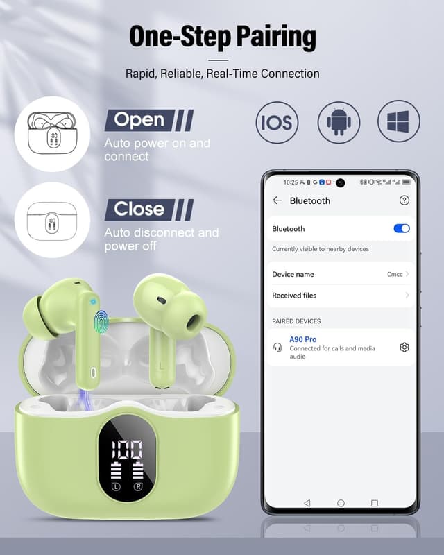 Thumbnail 4 de Wireless Earbuds Bluetooth 5.4 36H