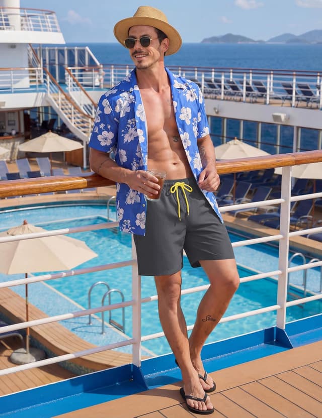 Detalle 2 de TACVASEN Men's Swim Short Quick Dry