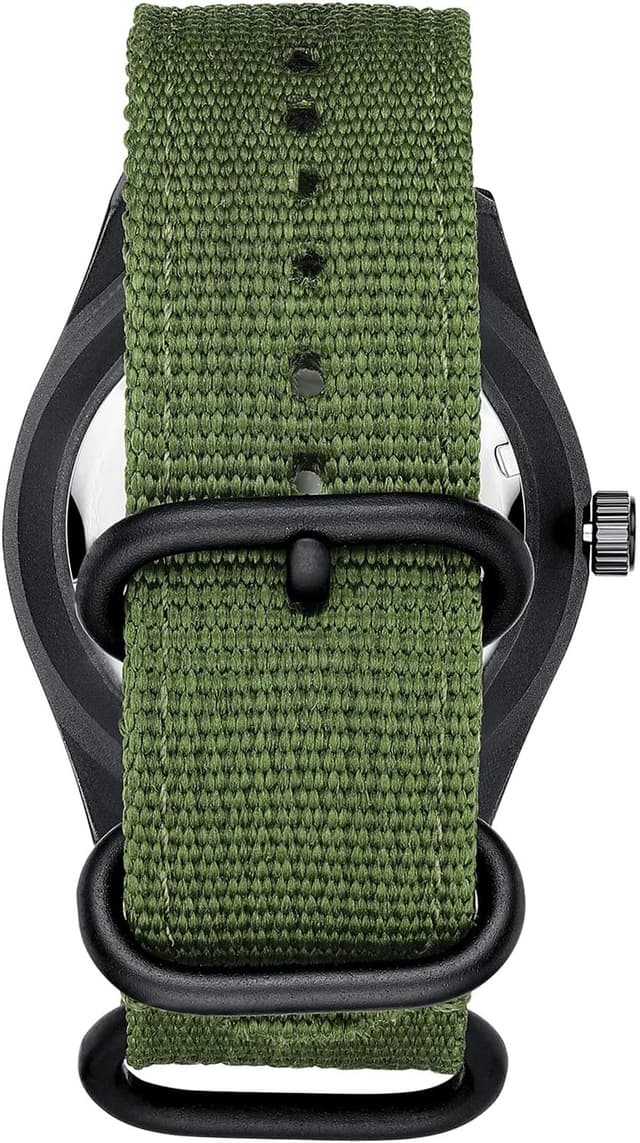 Detalle 2 de HANPOSH Herren Militär-Uhr mit Datum