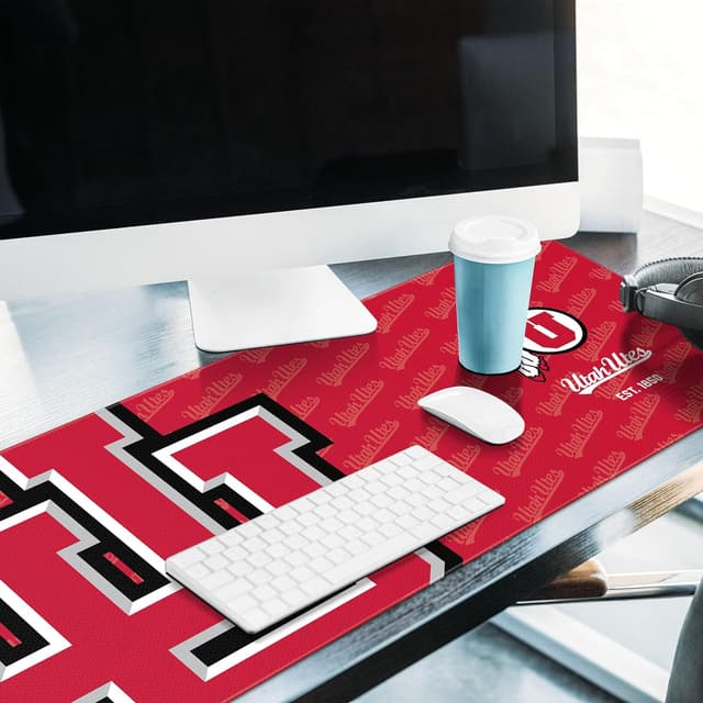 Detalle de YouTheFan NCAA Utah Utes Logo Series Desk Pad