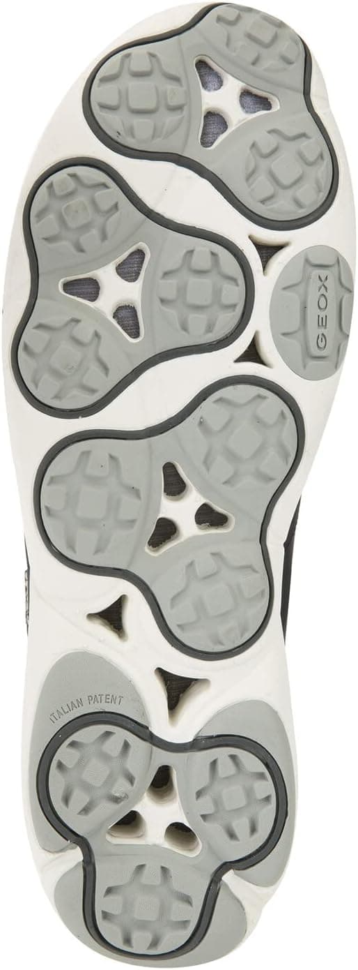 Detalle de Geox Herren U Nebula B Sneakers – Smooth-Leder mit Gummisohle