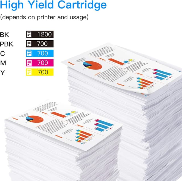 Detalle de LxTek 26XL Compatible Replacement Ink Cartridges Multipack (10 cartridges)