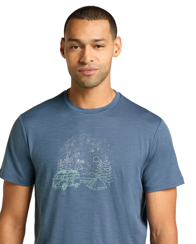 Thumbnail 4 de Icebreaker Merino Tech Lite III SS Tee M, Van Camp 🎽