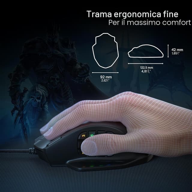 Thumbnail 6 de Redragon M908 IMPACT 12.400 DPI 🖱