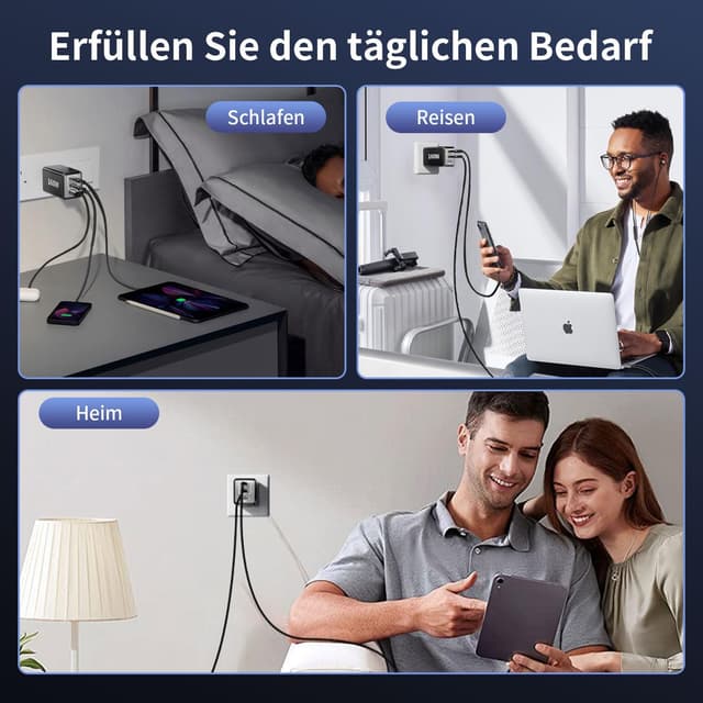 Thumbnail 4 de HSSNS 160W USB C Ladegerät 3‑Port