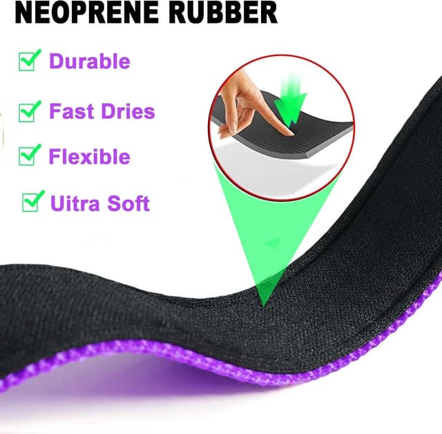 Detalle 2 de ATETEO reflective adjustable dog collar with soft neoprene padding (nylon, quick-release, metal D ring)