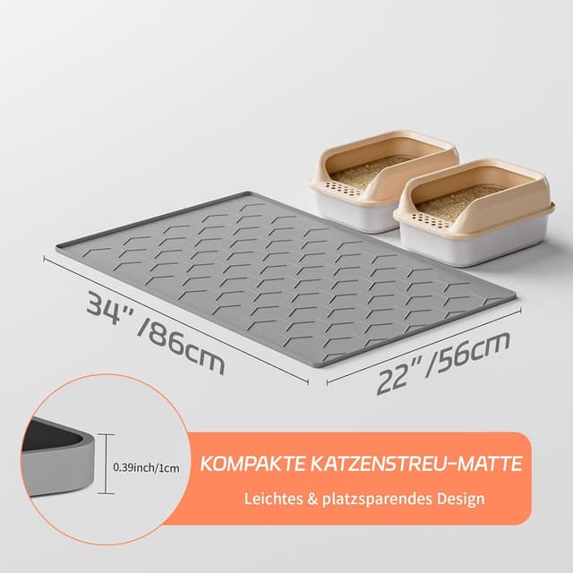 Thumbnail 2 de Kaxionage Silikon Katzenstreu Matte 86×56cm