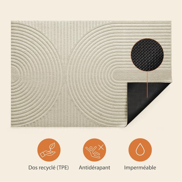 Thumbnail 4 de Zenacasa Tapis d'entrée 90x150 cm