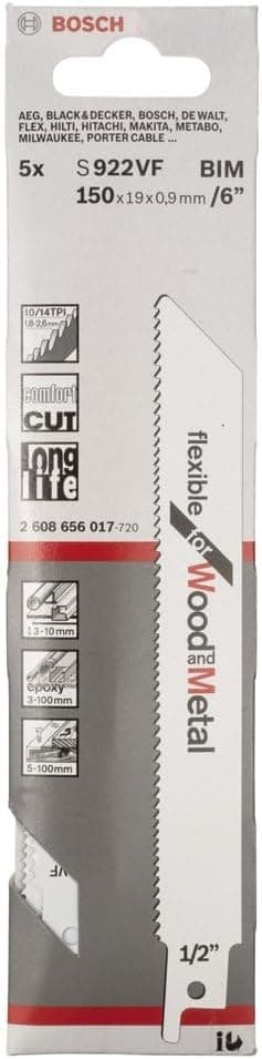 Thumbnail 1 de Bosch Accessories S 922 VF BIM 150 mm pour bois et métal