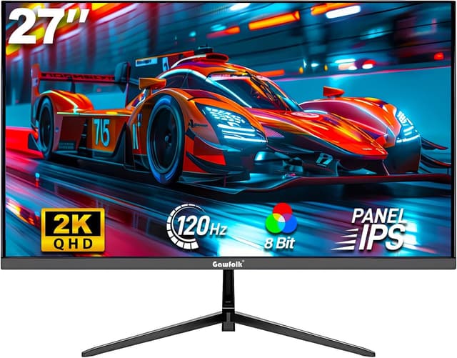 Detalle de Gawfolk 27-inch 2K Gaming Monitor (120Hz, QHD IPS, G-Sync/Adaptive Sync, VESA 75x75)