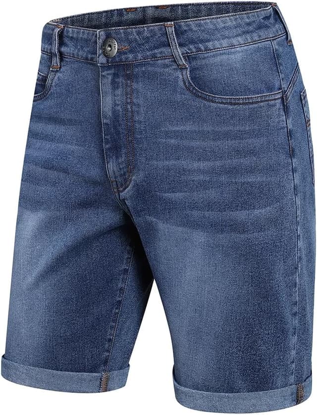 Thumbnail 6 de Short Jean Homme ZOXOZ Bermuda en denim stretch – coupe slim pour l’été