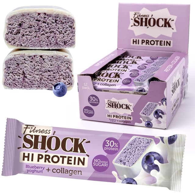 Detalle de Proteinriegel-Set mit 30% Protein, 12 Stück