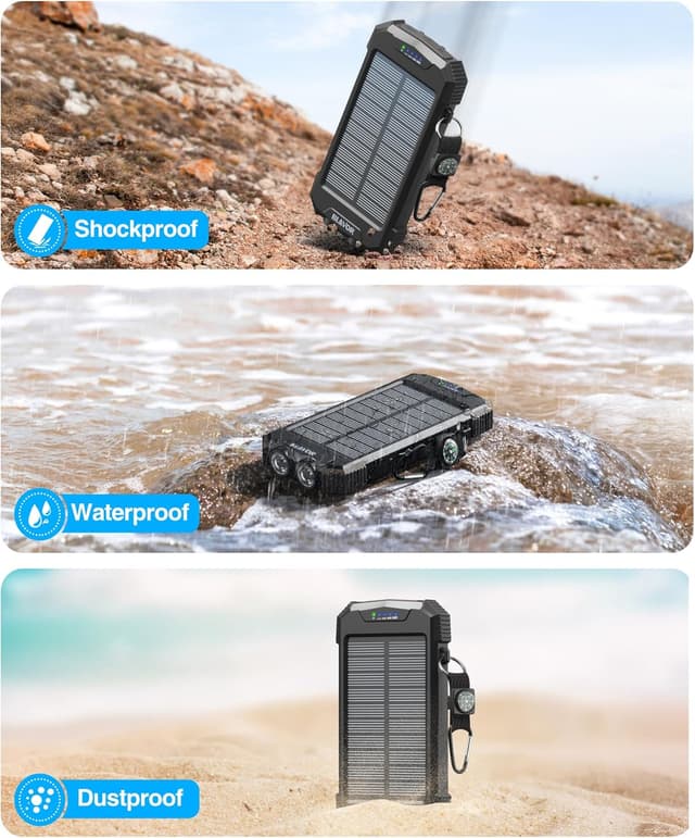 Thumbnail 5 de BLAVOR Solar Power Bank 10000mAh