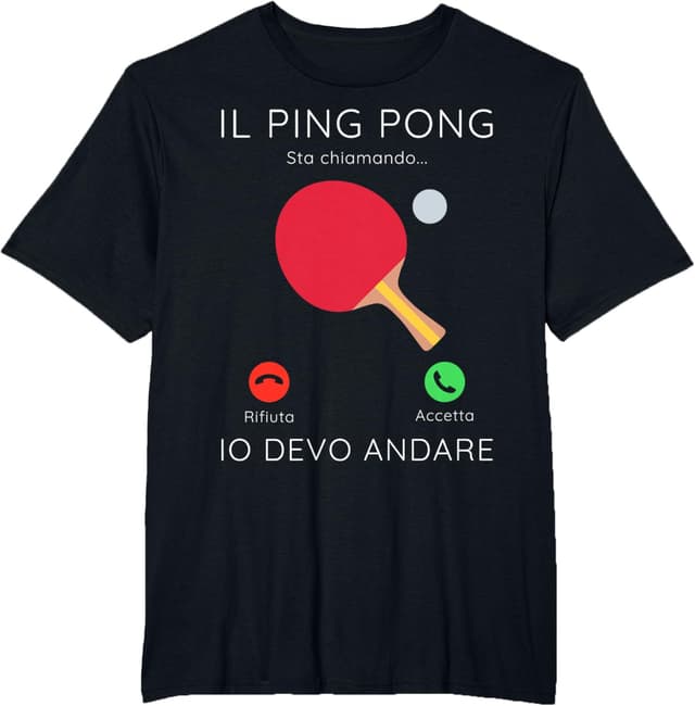 Detalle 2 de Maglietta ping pong con frase divertente